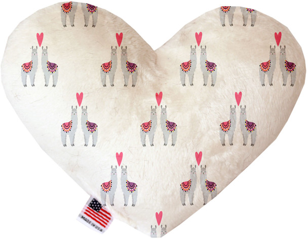 Llama Love Canvas Heart Dog Toy, 2 Sizes