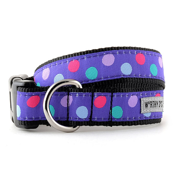 Gumball Purple Pet Dog Collar & Lead