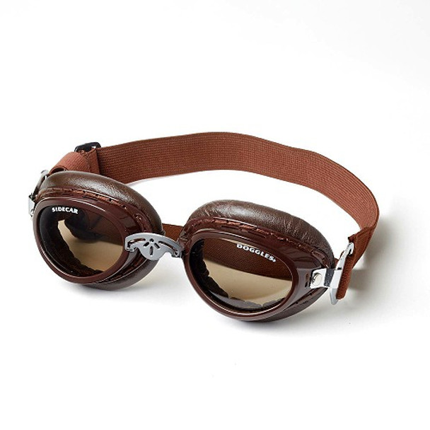 Sidecar Doggles Dog Sunglasses - Brown