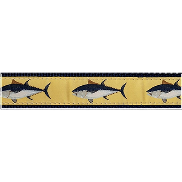 Atlantic Blue Fin Tuna  3/4 & 1.25 inch Dog Collar, Harness