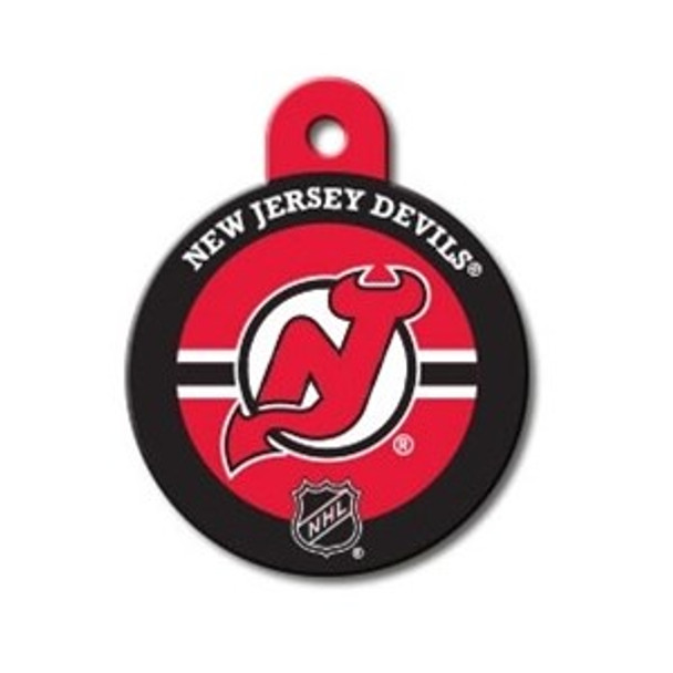 New Jersey Devils Large Circle ID Tag