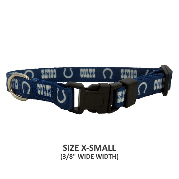 Indianapolis Colts Pet Nylon Collar - Small