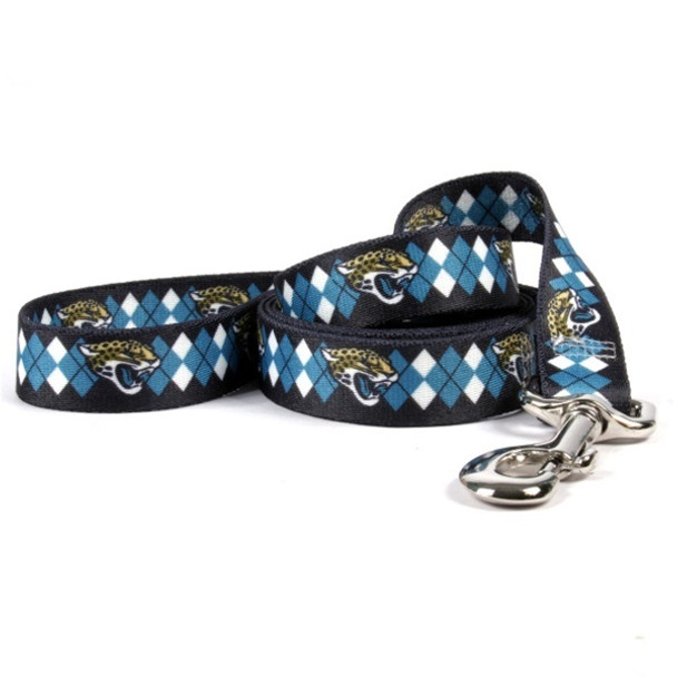 Jacksonville Jaguars Argyle Nylon Leash