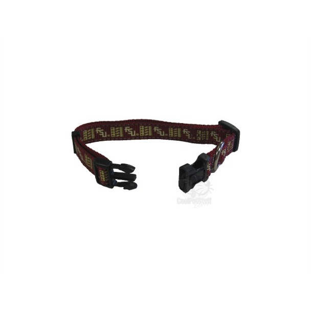 Florida State Seminoles Pet Reflective Nylon Collar