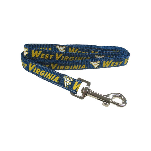 West Virginia Mountaineers Pet Reflective Nylon Leash