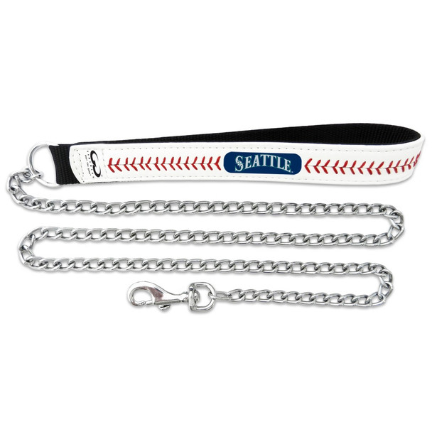 Seattle Mariners Leather Baseball Seam Leash