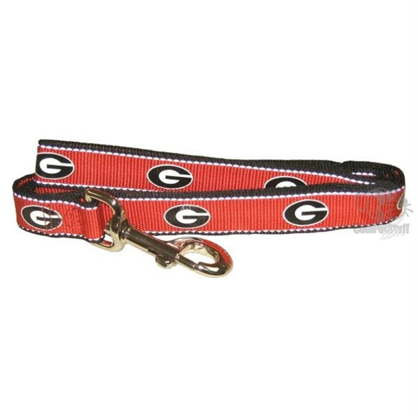 Georgia Bulldogs Reflective Pet Leash