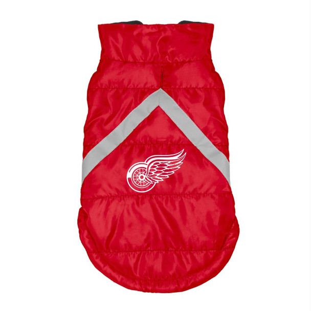 Detroit Red Wings Pet Puffer Vest - Teacup