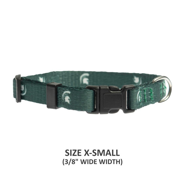 Michigan State Spartans Pet Nylon Collar - Small