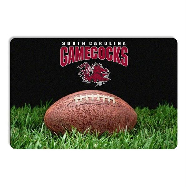 South Carolina Gamecocks Classic Football Pet Bowl Mat