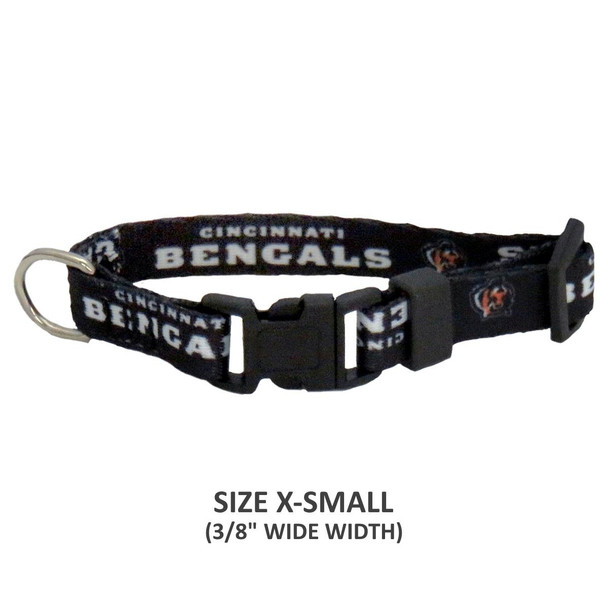 Cincinnati Bengals Pet Nylon Collar - Large