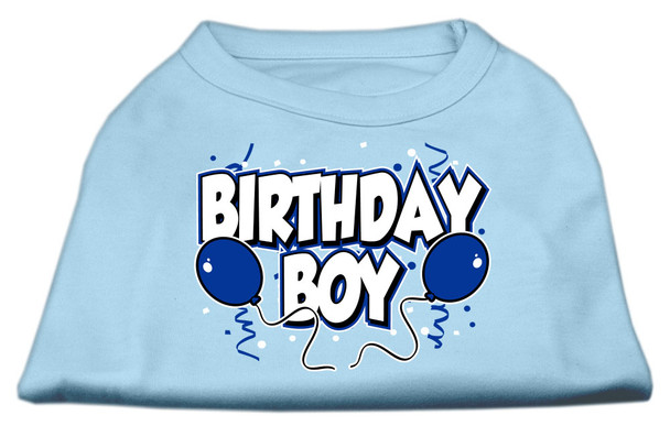 Birthday Boy Screen Print Shirts - Baby Blue