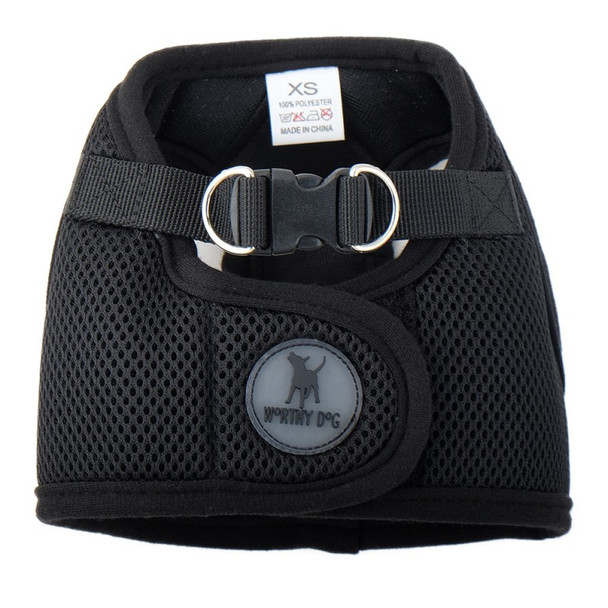 Worthy Dog Step-in Sidekick Dog Harness - Black