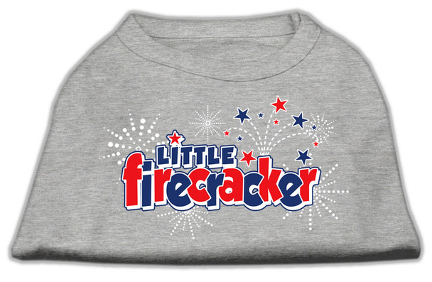 Little Firecracker Screen Print Shirts - Grey