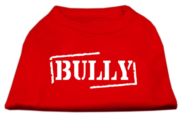 Bully Screen Printed Shirt - Red