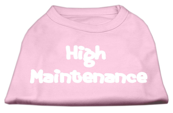 High Maintenance Screen Print Shirts - Light Pink