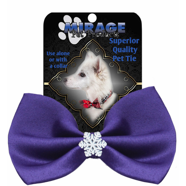 Snowflake Widget Pet Dog Bow Tie - 13 Colors