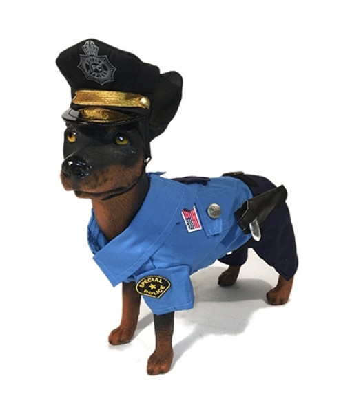 Police Man Pet Dog Costume