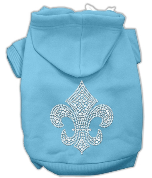 Fleur De Lis Hoodies - Baby Blue