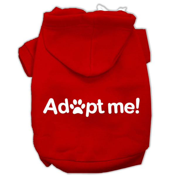 Adopt Me Screen Print Pet Hoodies - Red
