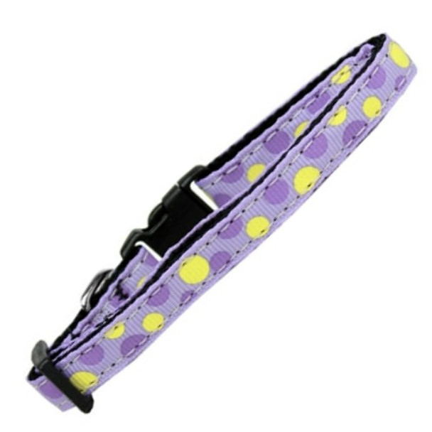 Confetti Dots Nylon Collar Lavender image
