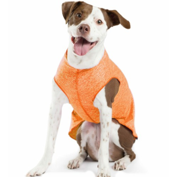 Sun Shield Pet Dog Tee - Neon Orange