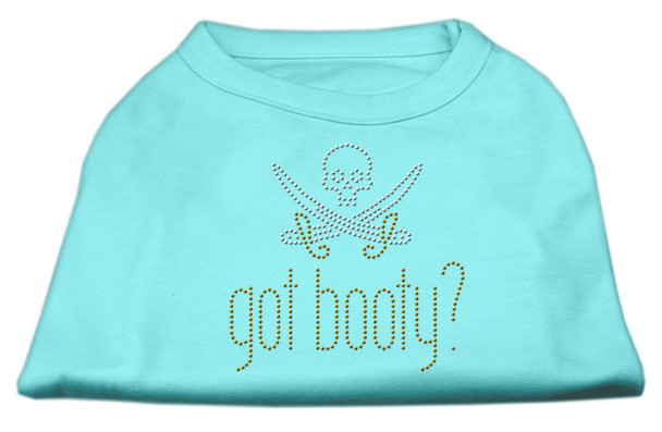 Got Booty? Rhinestone Shirts - Aqua