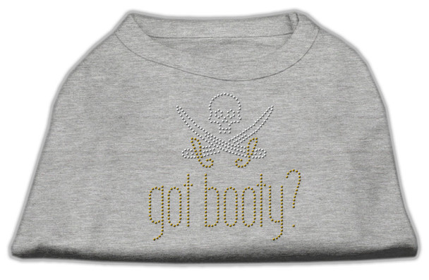 Got Booty? Rhinestone Shirts - Grey