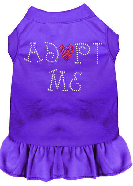 Adopt Me Rhinestone Dress  - Purple