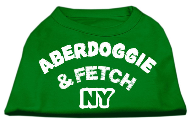 Aberdoggie Ny Screenprint Shirt - Emerald Green