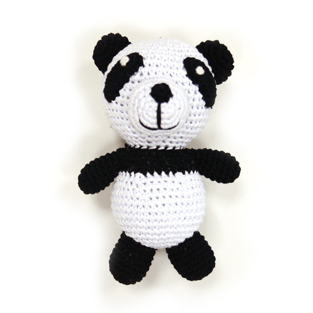 Panda PAWer Squeaker Dog Toy
