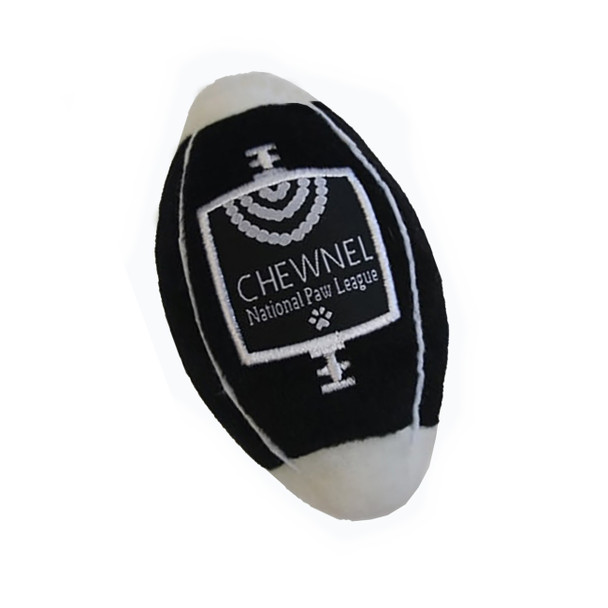 Chewnel Football Ball Plush Dog Toy