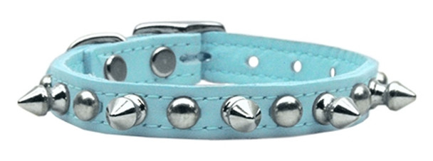 Chaser Leather Dog Collar -  Baby Blue