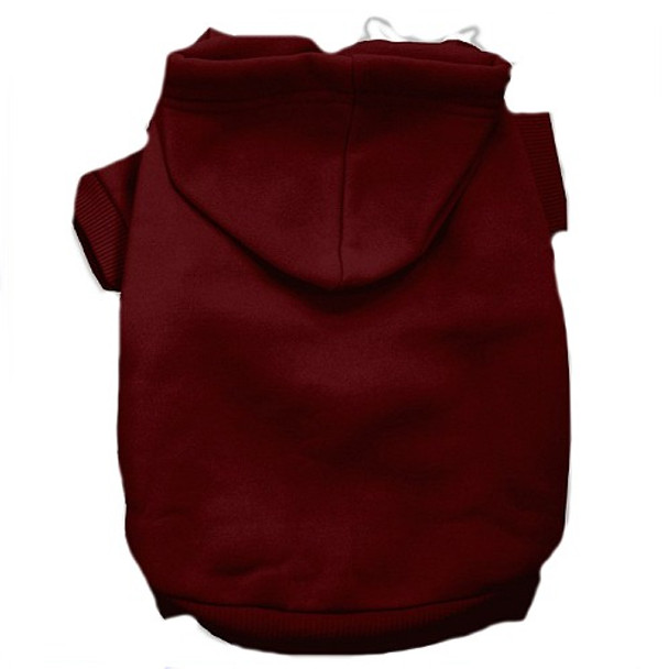 Plain Dog Hoodies - Maroon