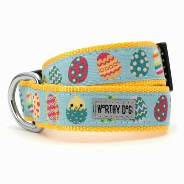 Worthy Dog Easter Eggs Pet Dog and Cat Collar and Optional Lead
