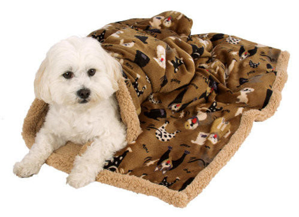 Hyper Pet MyBlankie Pet Dog Blanket - Likkers, Brown