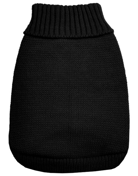 Knit Pet Sweater Black