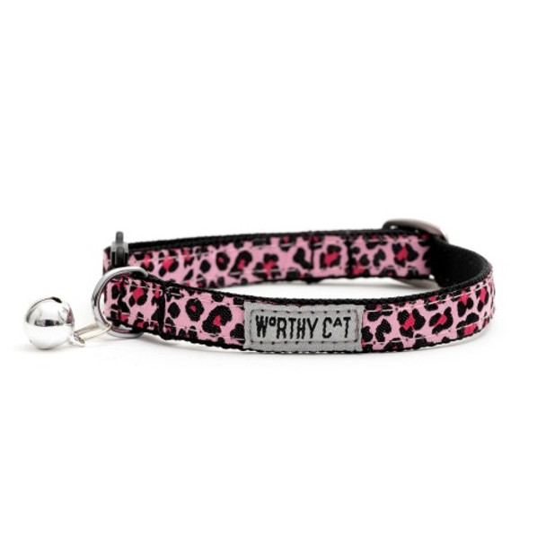 Pink Leopard Cat Collar