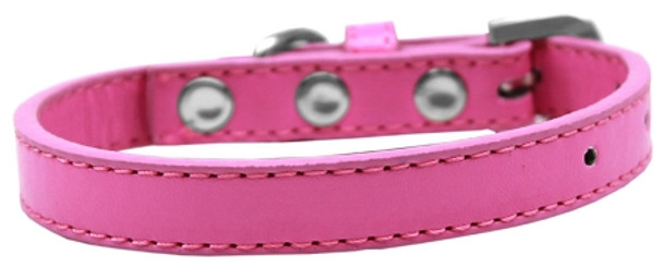 Wichita Plain Dog Collar - Bright Pink