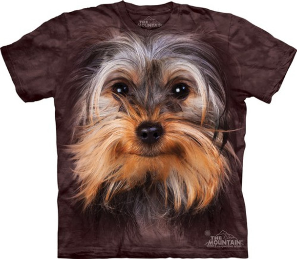 Yorkshire Terrier - Yorkie Dog Face T-Shirt or Womens Nightshirt