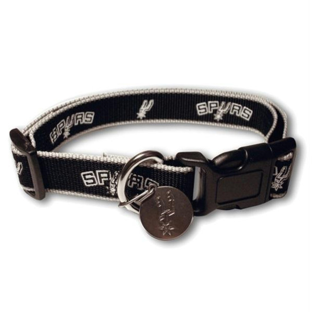 San Antonio Spurs Reflective Dog Collar