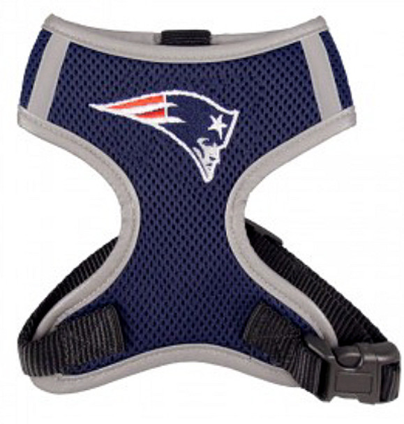 NFL New England Patriots Dog Mesh Harness - Big Dog Sizes Too!