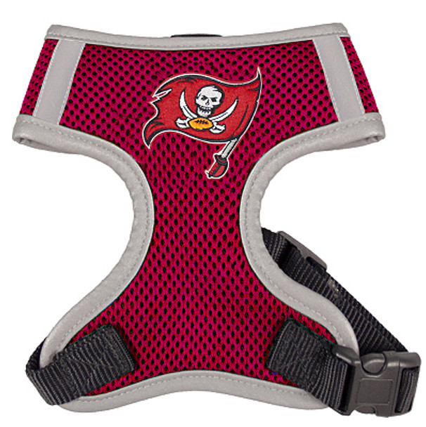 NFL Tampa Bay Buccaneers Dog Mesh Harness - Big Dog Sizes Too!