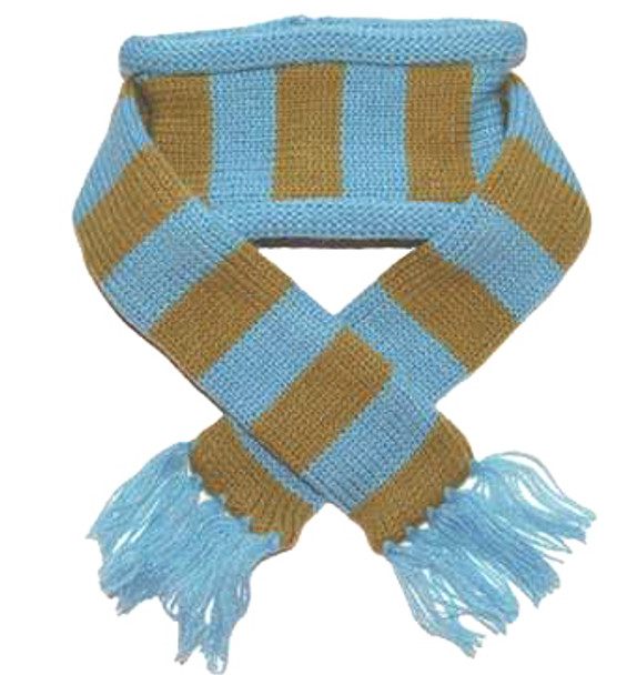 Urban Blue Stripe Dog Scarf