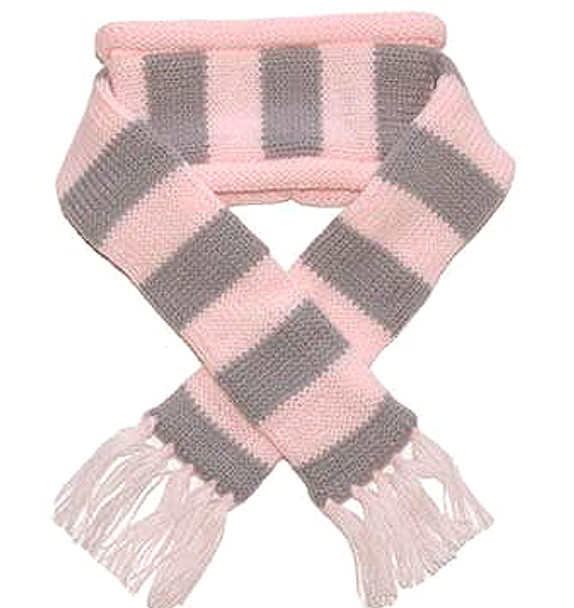 Urban Pink Stripe Dog Scarf