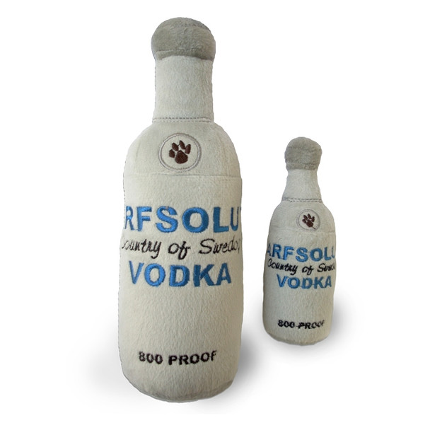 Arfsolut Vodka Plush Dog Toy