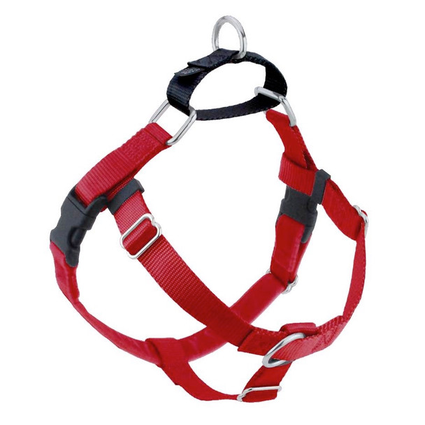 Red Freedom No-Pull Dog Harness & Optional Leads