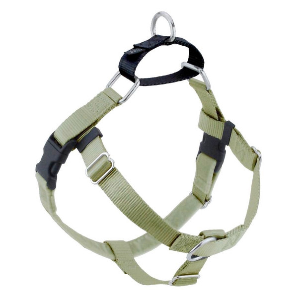 Tan Freedom No-Pull Dog Harness & Optional Leads -1"