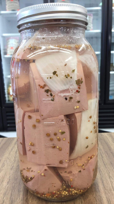 Pickled Bologna Mild - 1/2 gal. jar