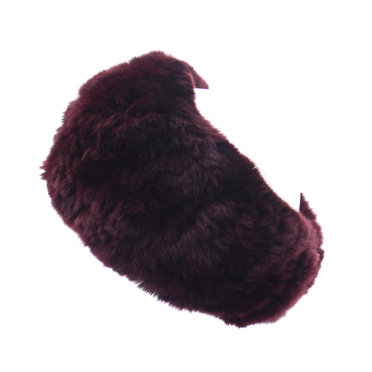 Rex Rabbit Fur Headband with Knot - Surell Accessories